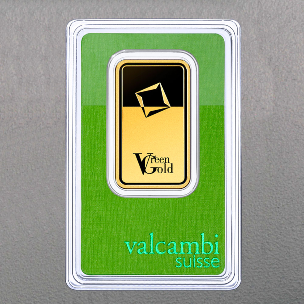 Goldbarren 1oz "Green Gold" VALCAMBI (999,9 Au) - Detailansicht 1