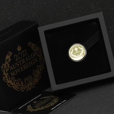Goldmünze "Australia Sovereign" 2021 (PP) Privy Mark 95 (Australien) - Miniaturansicht 3