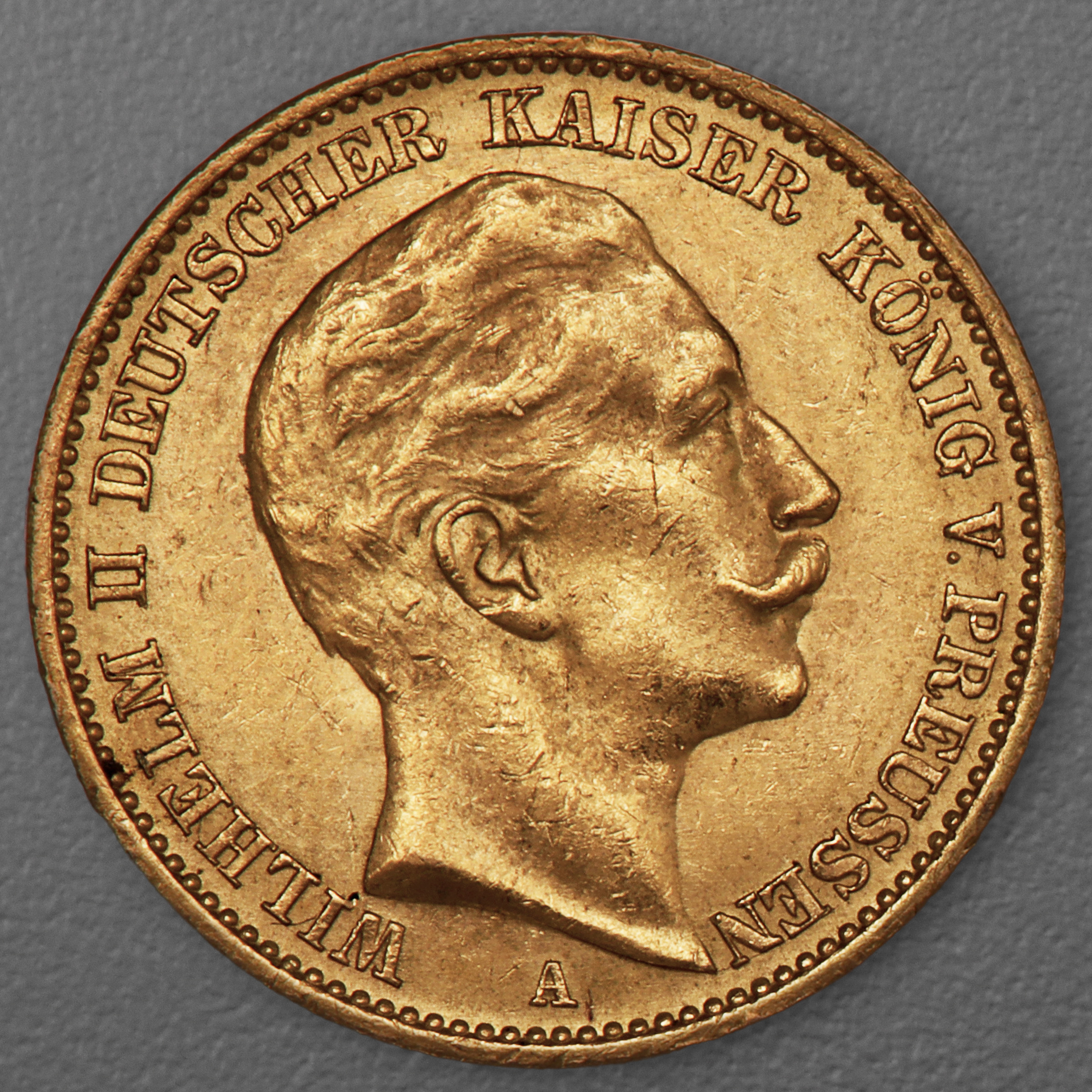 Goldmünze 20 Mark "Wilhelm II." 1913-A J.252 (Preußen) - Hauptansicht