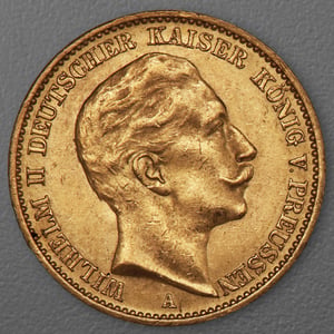 Goldmünze 20 Mark "Wilhelm II." 1913-A J.252 (Preußen) - Hauptansicht