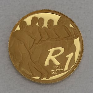 Goldmünze 1/10oz "Afurika Tshipembe" 2004 (PP) Cultural (Südafrika) - Miniaturansicht 1
