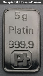 Platinbarren 5g (Resale) - Miniaturansicht 2