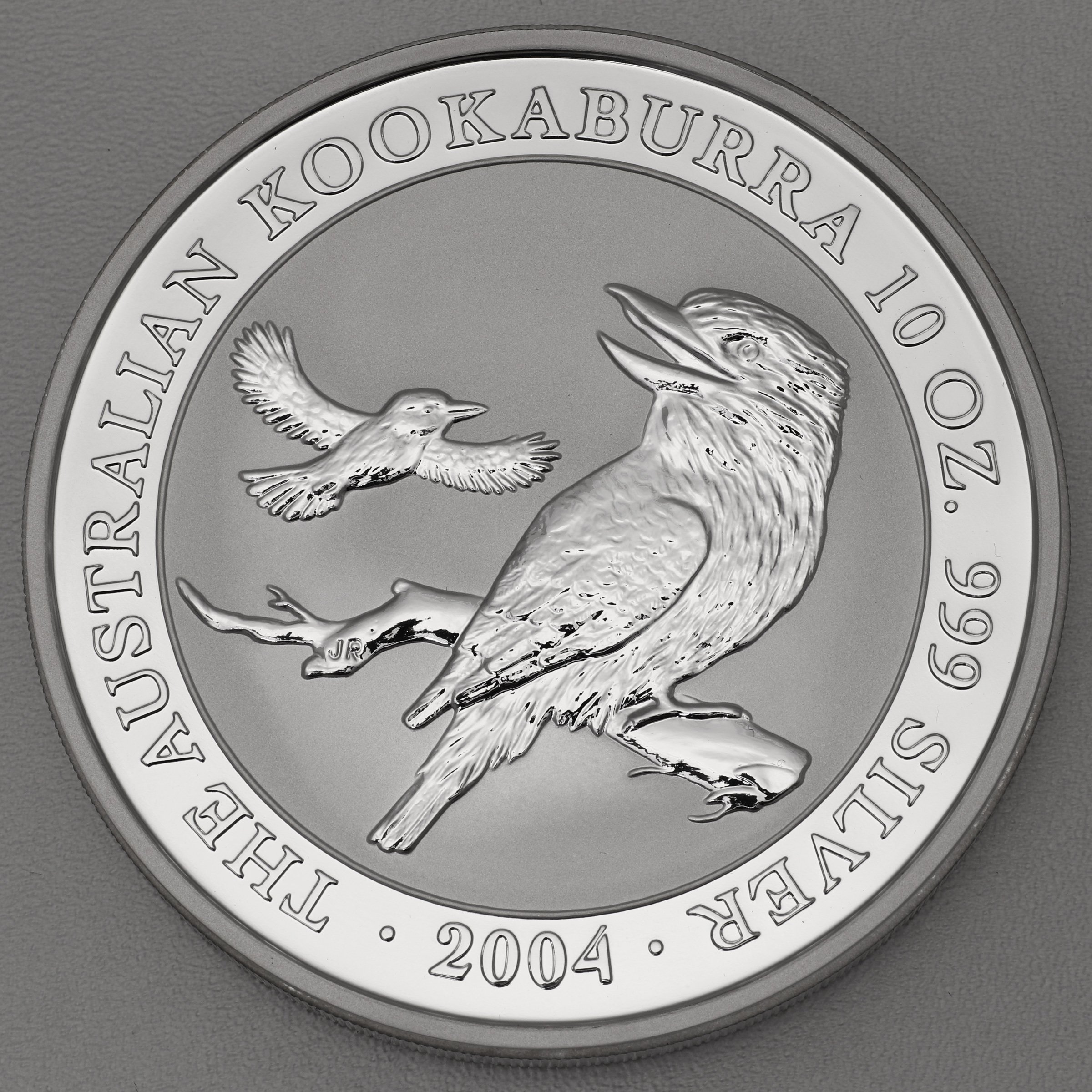 Silbermünze 10oz "Kookaburra" 2004 (Australien) - Hauptansicht