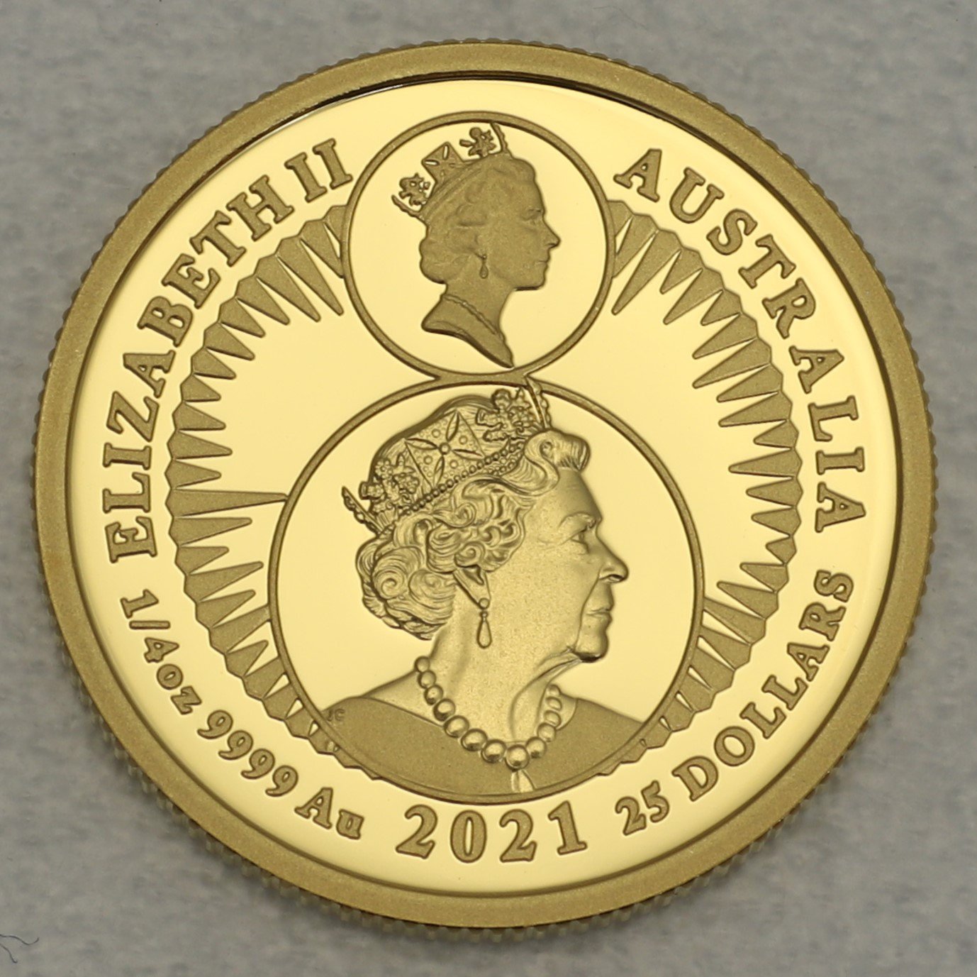 Goldmünze 1/4oz "Känguru/Nugget" 2021 (PP) 35th Anniversary (Australien) - Detailansicht 1