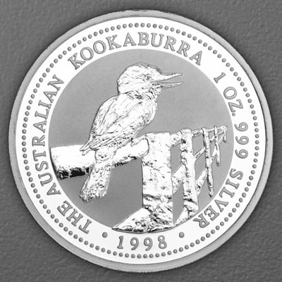 Silbermünze 1oz "Kookaburra" 1998 (Australien) - Hauptansicht