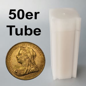 Goldmünze 50 x 1 Sovereign "Victoria" Schleier Tube (Großbritannien) - Hauptansicht