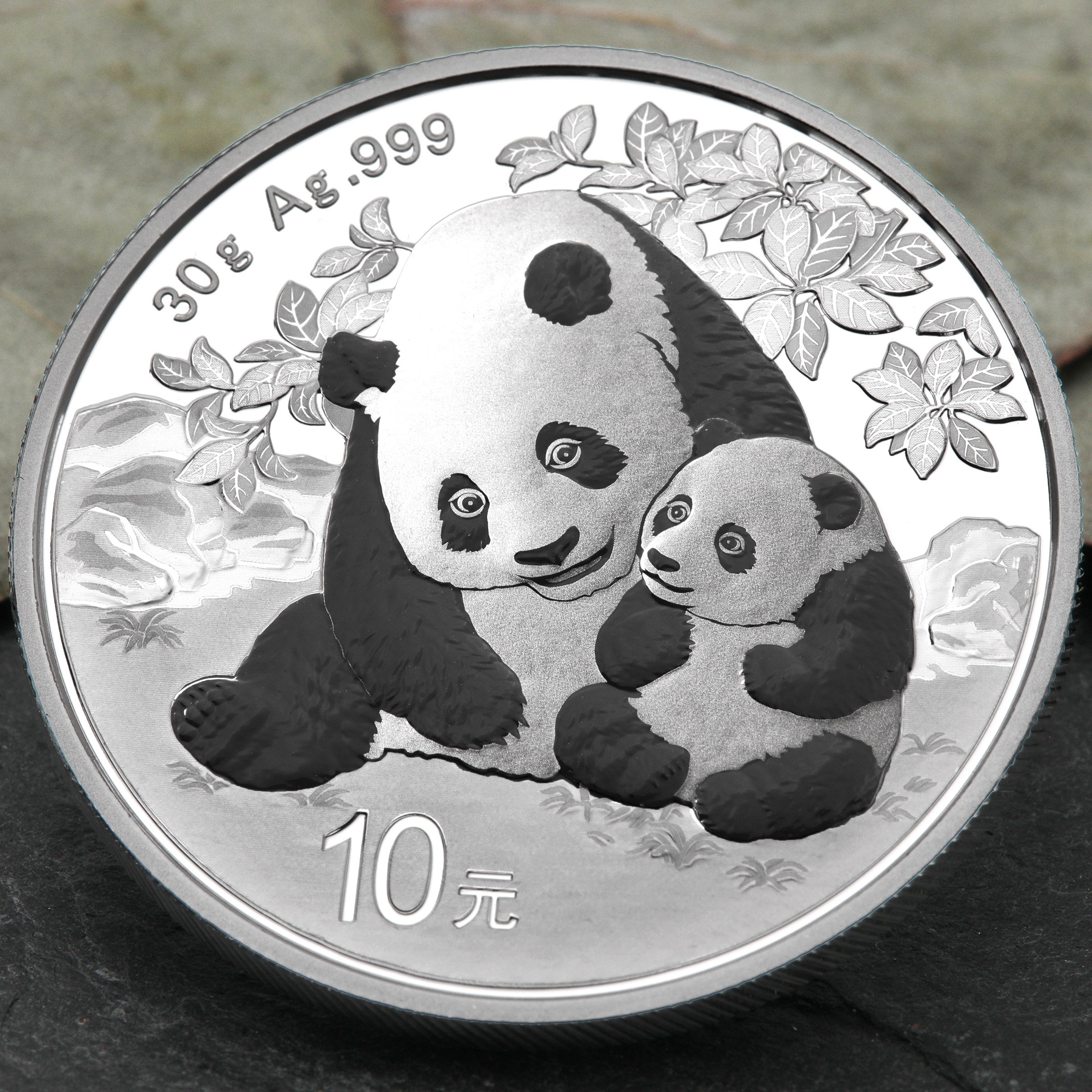 Silbermünze 30g "Panda" 2024 19% (China) - Detailansicht 4