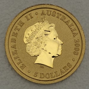 Goldmünze 1/20oz "Känguru" 2008 (Australien) - Miniaturansicht 2
