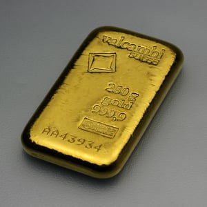 Goldbarren 250g VALCAMBI gegossen - Miniaturansicht 2