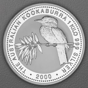Silbermünze 1kg "Kookaburra" 2000 (Australien) - Miniaturansicht 1