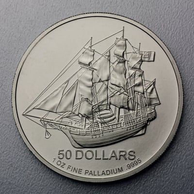Palladiummünze 1oz "Bounty" 19% (Cook Islands) - Miniaturansicht 1