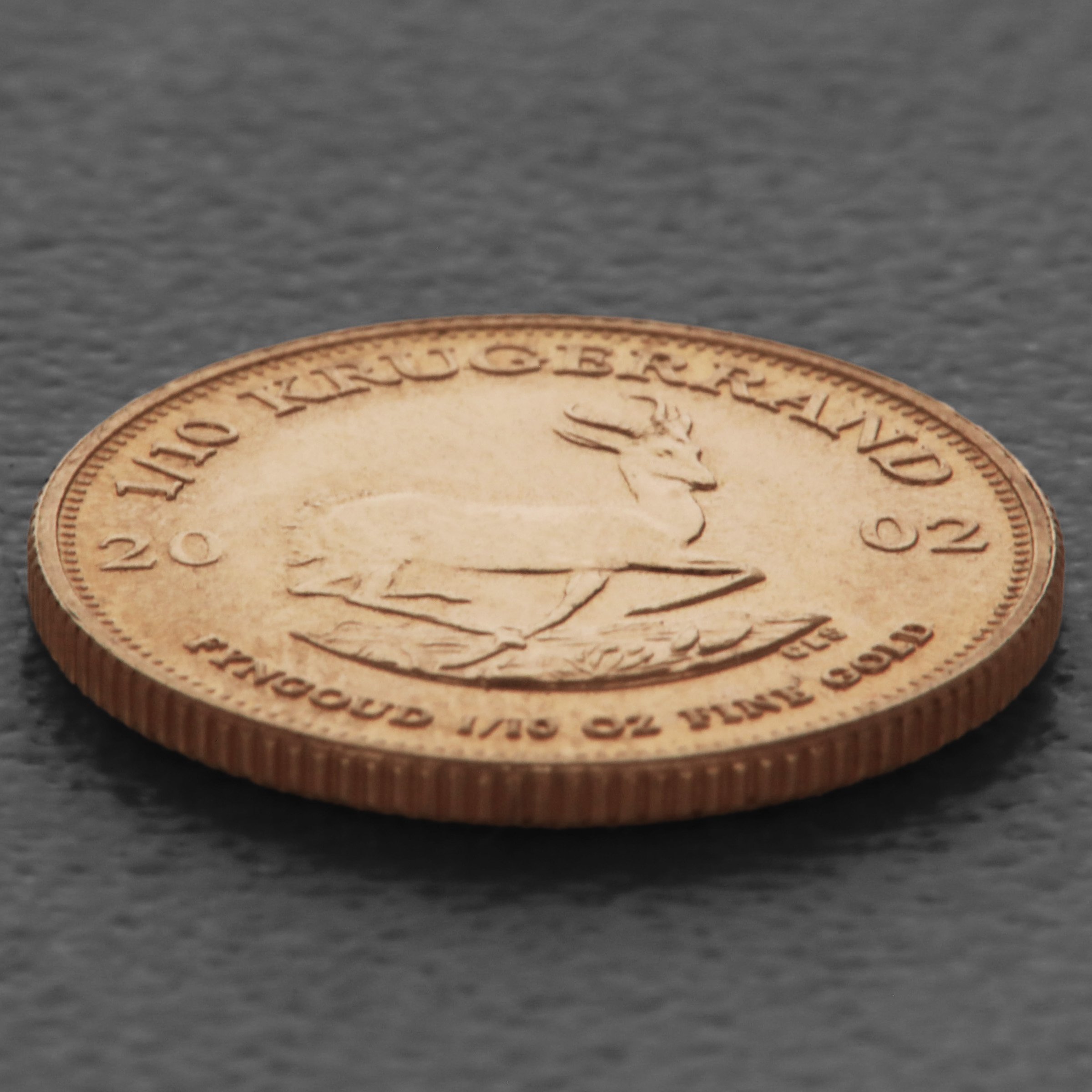 Goldmünze 1/10oz "Krügerrand" 2002 (Südafrika) - Detailansicht 2