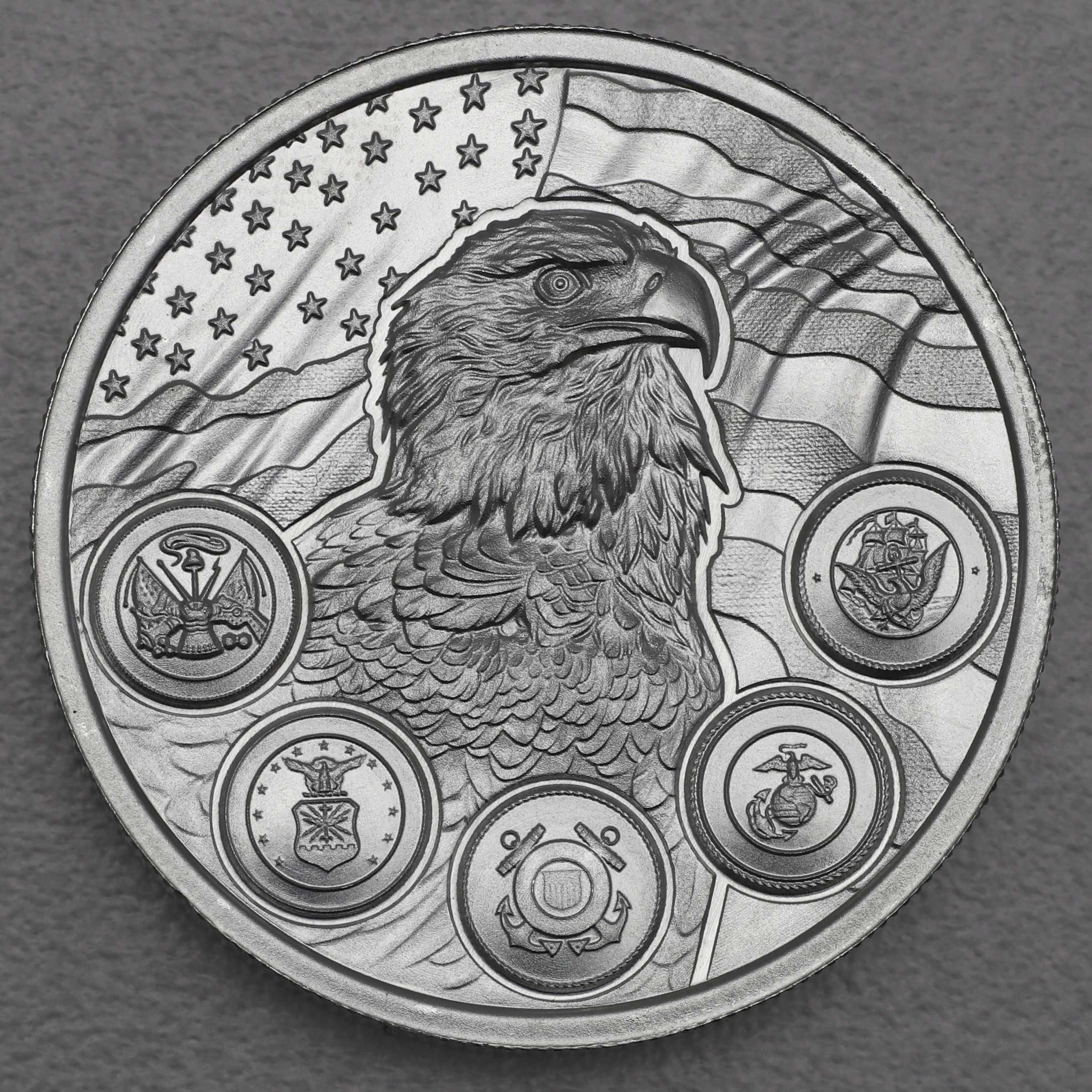 Silbermedaille 2oz "Military Service Appreciation" (USA) - Hauptansicht