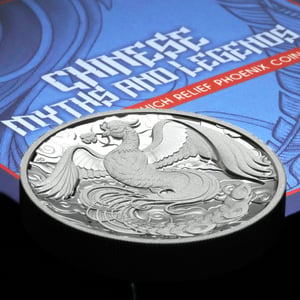 Silbermünze 2oz "Phoenix" 2022 (PP/HR) Chinese Myths & Legends (Australien) - Miniaturansicht 6