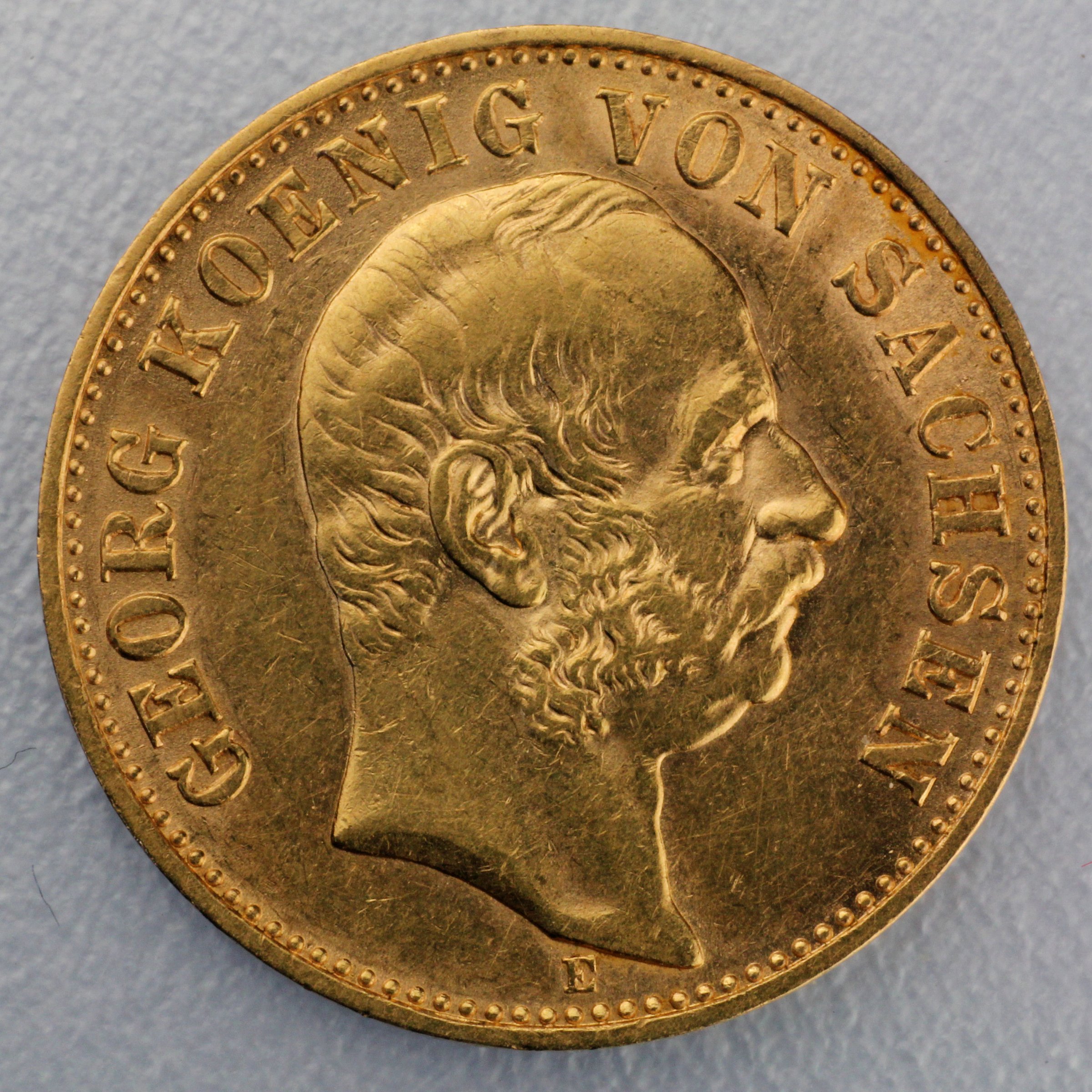 Goldmünze 10 Mark "Georg" (Sachsen) - Hauptansicht