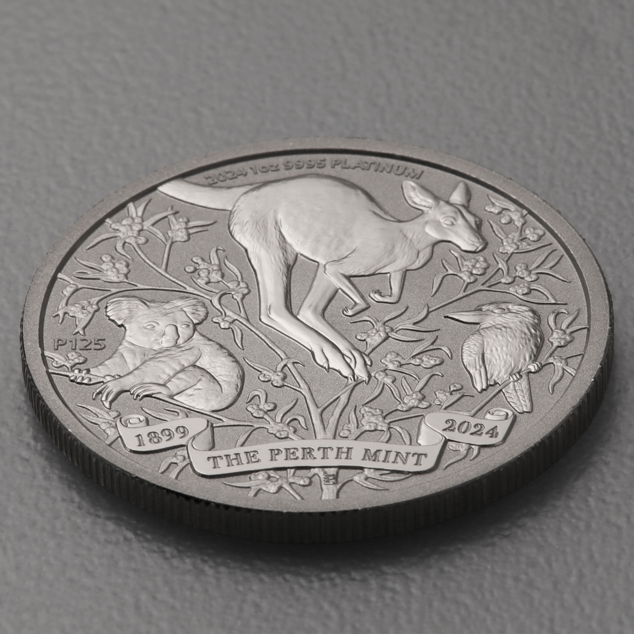 Platinmünze 1oz "The Perth Mint" 2024 125th Anniversary (Australien) - Detailansicht 2