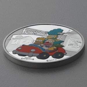 Silbermünze 1oz "Krustylu Studios" 2022 The Simpsons diff. (Tuvalu) - Miniaturansicht 3