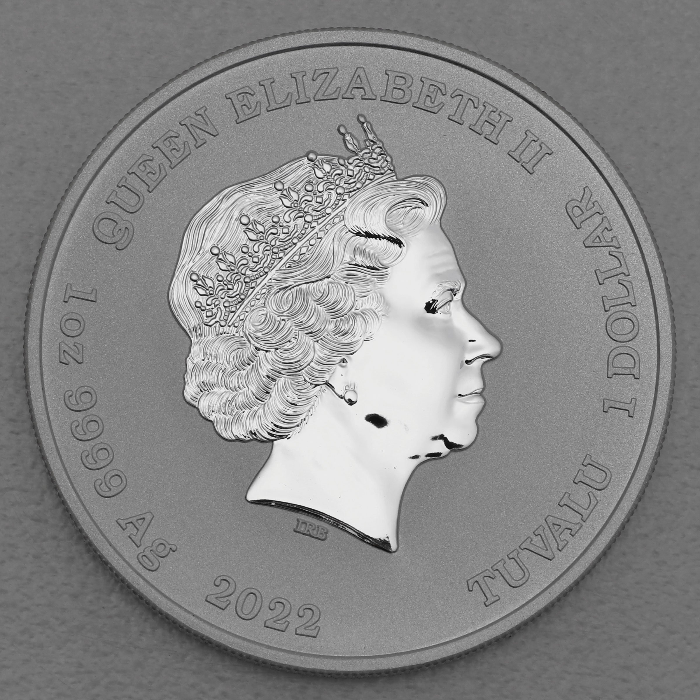 Silbermünze 1oz "James Bond 007" 2022 James Bond - Black Edition (Tuvalu) - Detailansicht 1