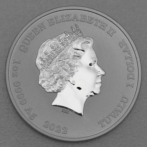 Silbermünze 1oz "James Bond 007" 2022 James Bond - Black Edition (Tuvalu) - Miniaturansicht 2