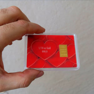 Goldbarren 1/10oz "Alles Liebe" (Flip) - Miniaturansicht 2