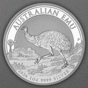 Silbermünze 1oz "Emu" 2026 (Australien) - Hauptansicht