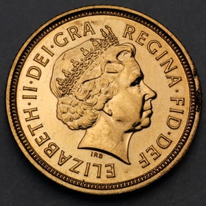 Goldmünze 1/2 Sovereign "Elizabeth II." (Großbritannien) - Hauptansicht