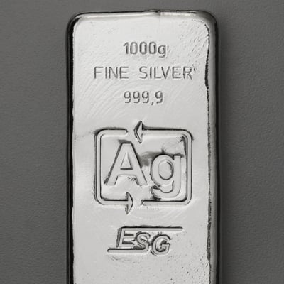Silberbarren 1kg ESG, gegossen - Miniaturansicht 4