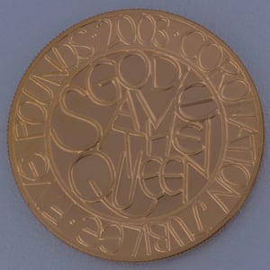 Goldmünze 5 Sovereign "Elizabeth II." 2003 (Großbritannien) - Miniaturansicht 2