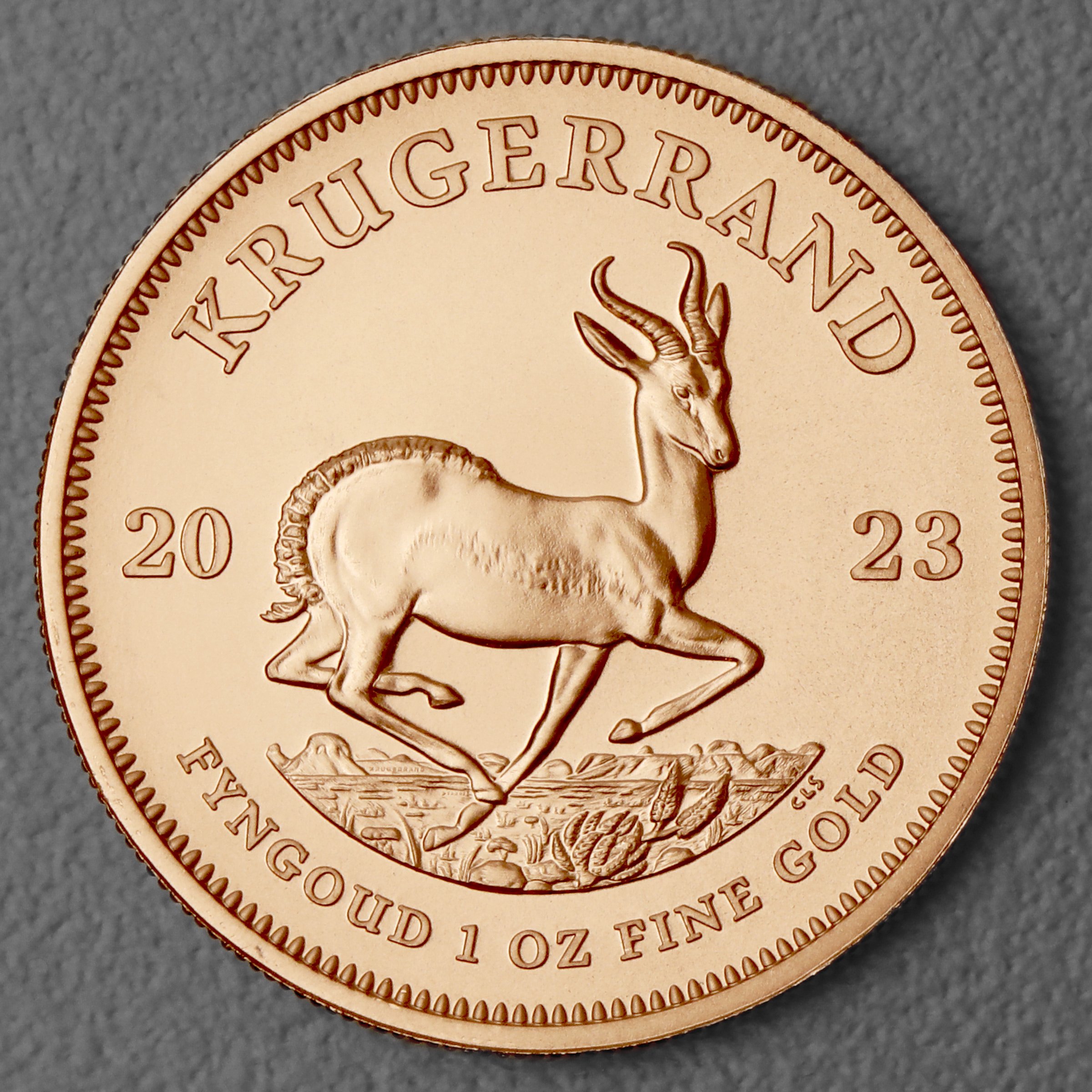 Goldmünze 1oz "Krügerrand" 2023 (Südafrika) - Hauptansicht
