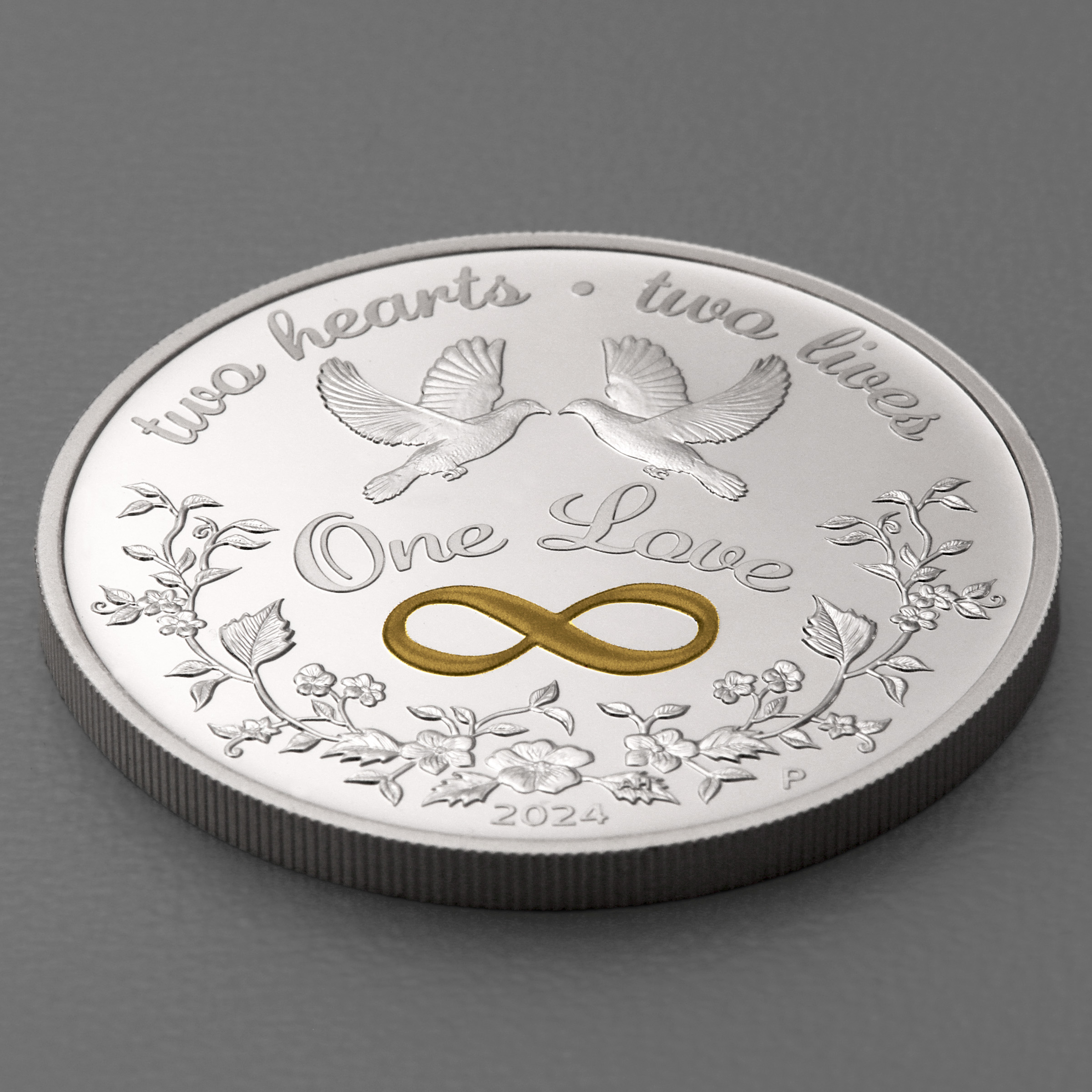 Silbermünze 1oz "One Love" 2024 (PP/koloriert) (Australien) - Detailansicht 2