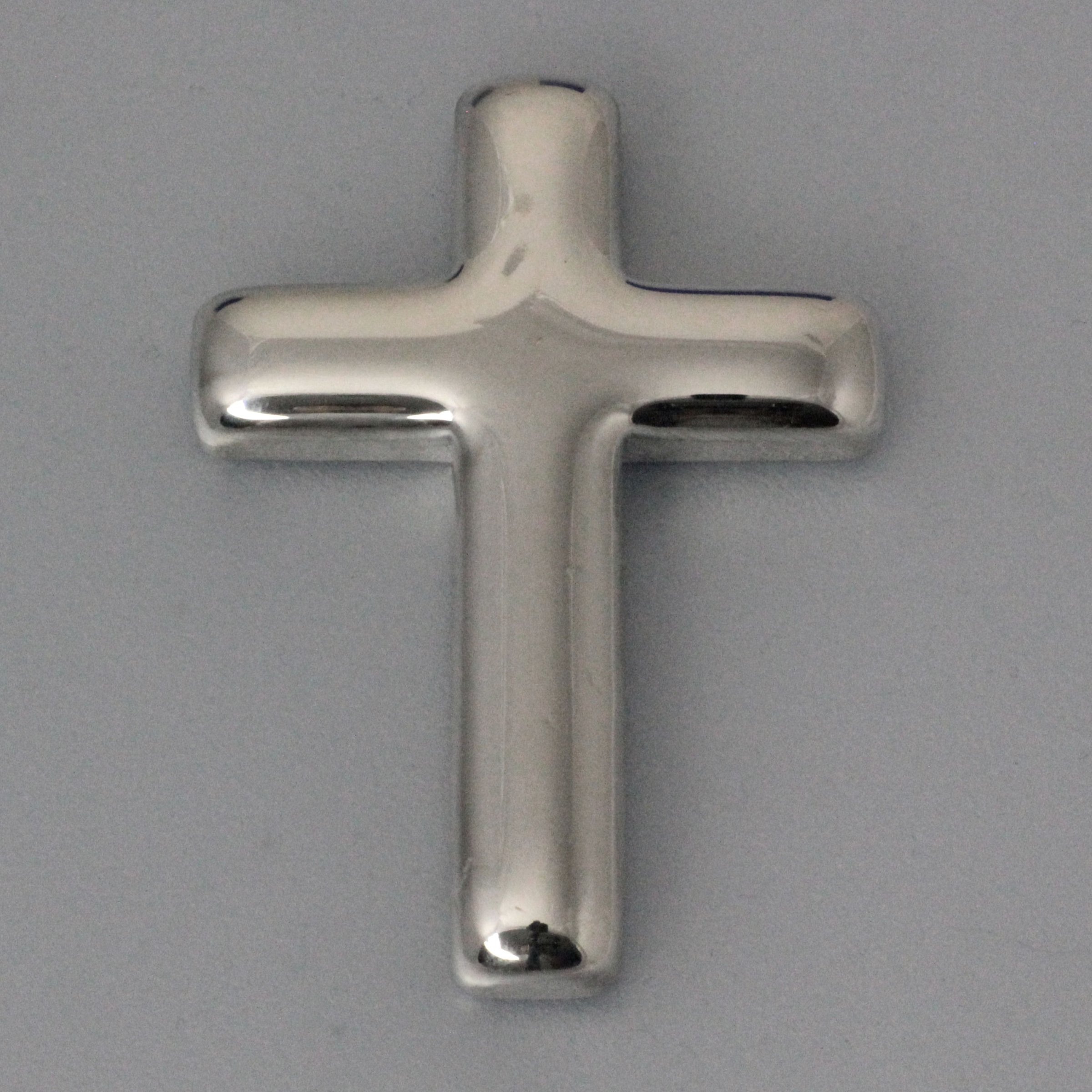 Silber 3-D Barren "Gravur-Kreuz" 100g, glänzend, gegossen - Hauptansicht