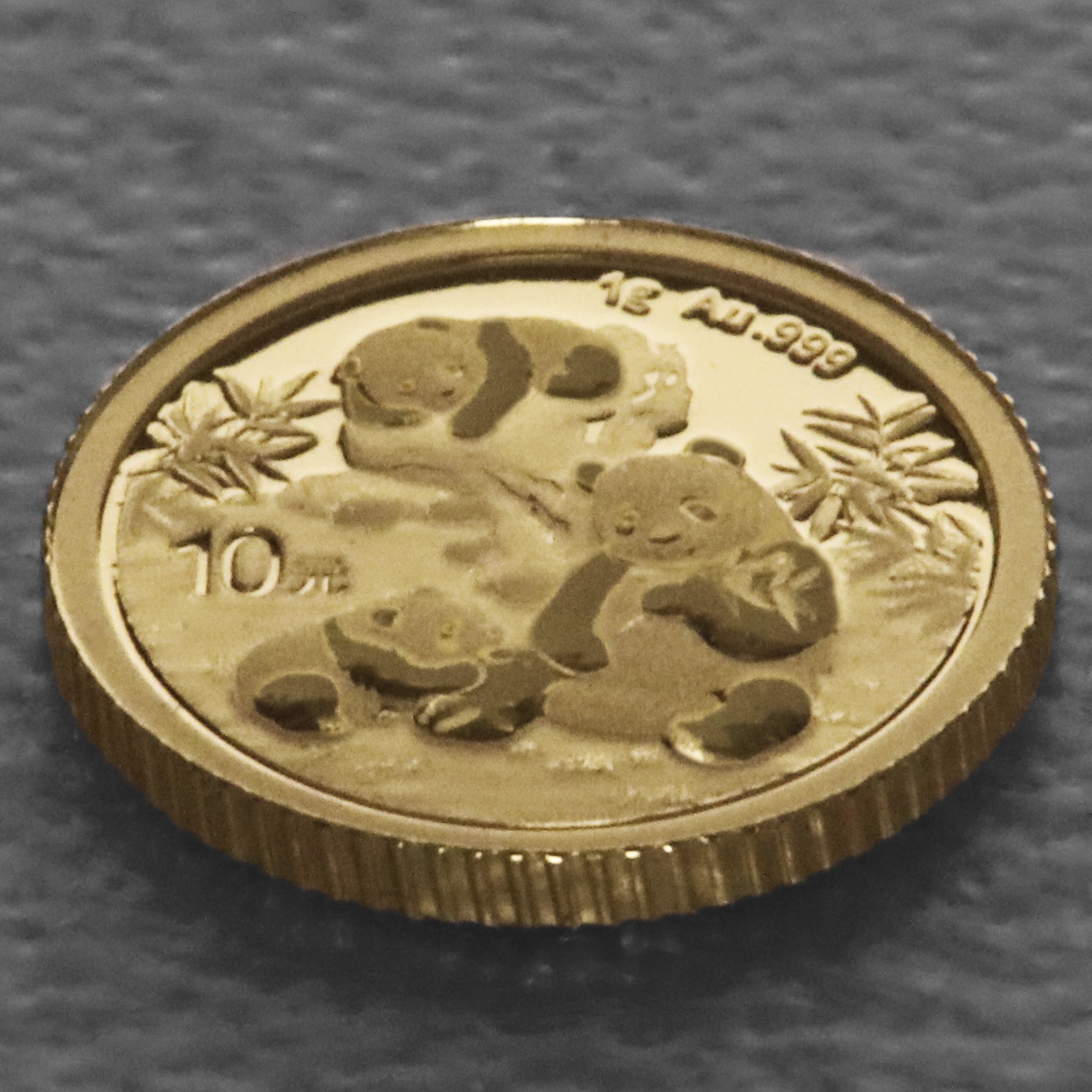 Goldmünze 1g "Panda" 2025 (China) - Detailansicht 2