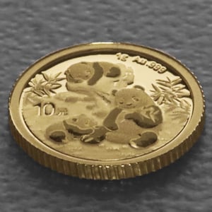 Goldmünze 1g "Panda" 2025 (China) - Miniaturansicht 3