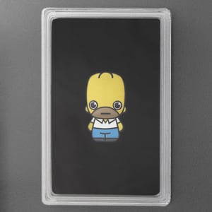 Silbermünze 1oz "Homer Simpson" 2022 (koloriert) Minted Mini – The Simpsons diff. (Tuvalu) - Miniaturansicht 3
