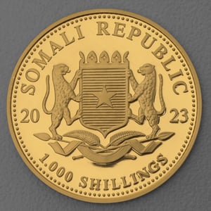 Goldmünze 1oz "Elefant" 2023 African Wildlife (Somalia) - Miniaturansicht 2