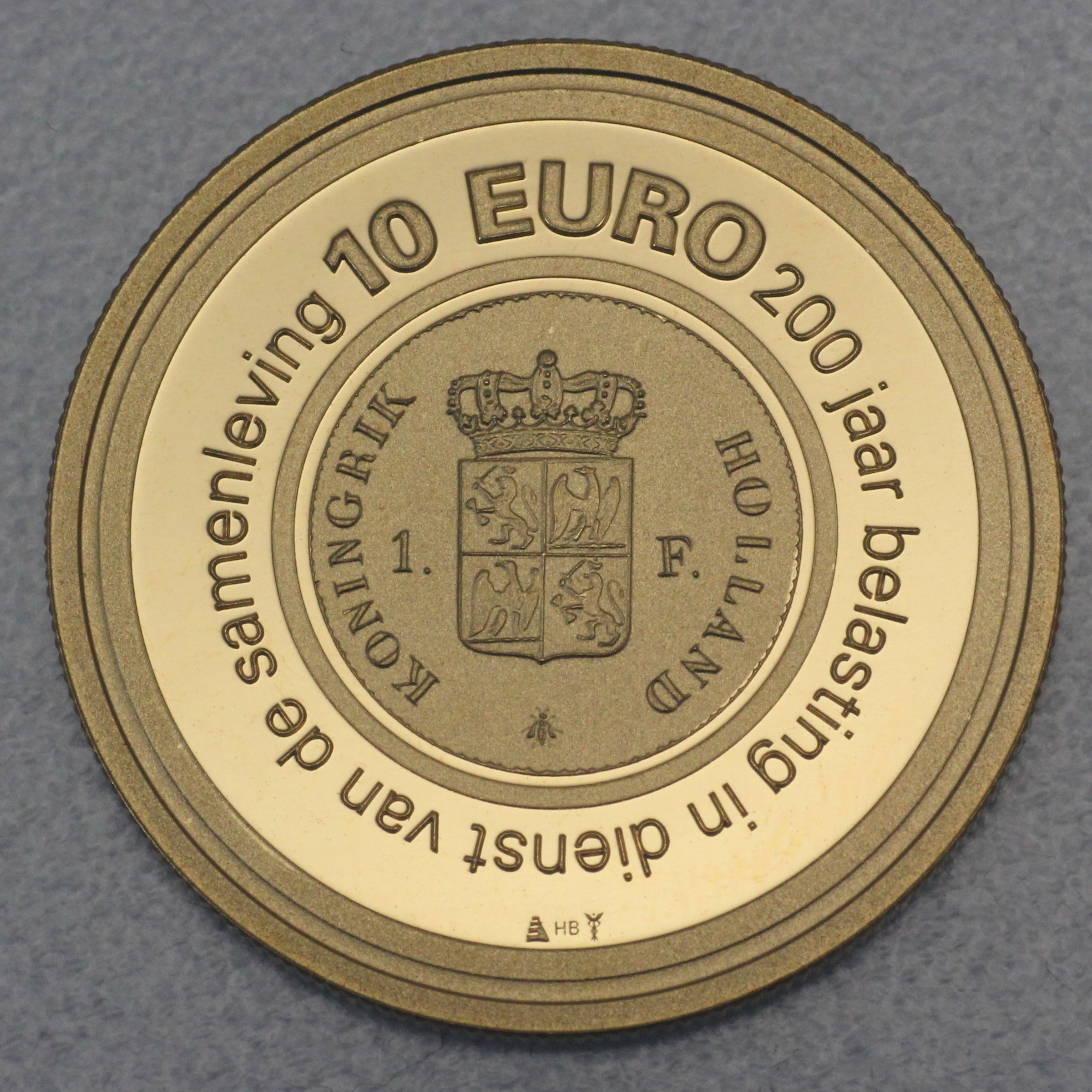 Goldmünze 10 Euro "Belasting" 2006 (Niederlande) - Hauptansicht