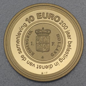 Goldmünze 10 Euro "Belasting" 2006 (Niederlande) - Hauptansicht