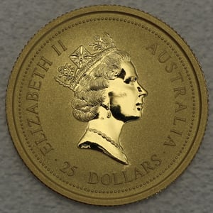 Goldmünze 1/4oz "Känguru" 1995 Australian Nugget (Australien) - Miniaturansicht 2
