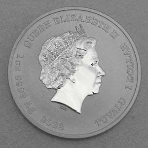 Silbermünze 1oz "James Bond Family Crest" 2022 60 Years of James Bond (Tuvalu) - Miniaturansicht 2