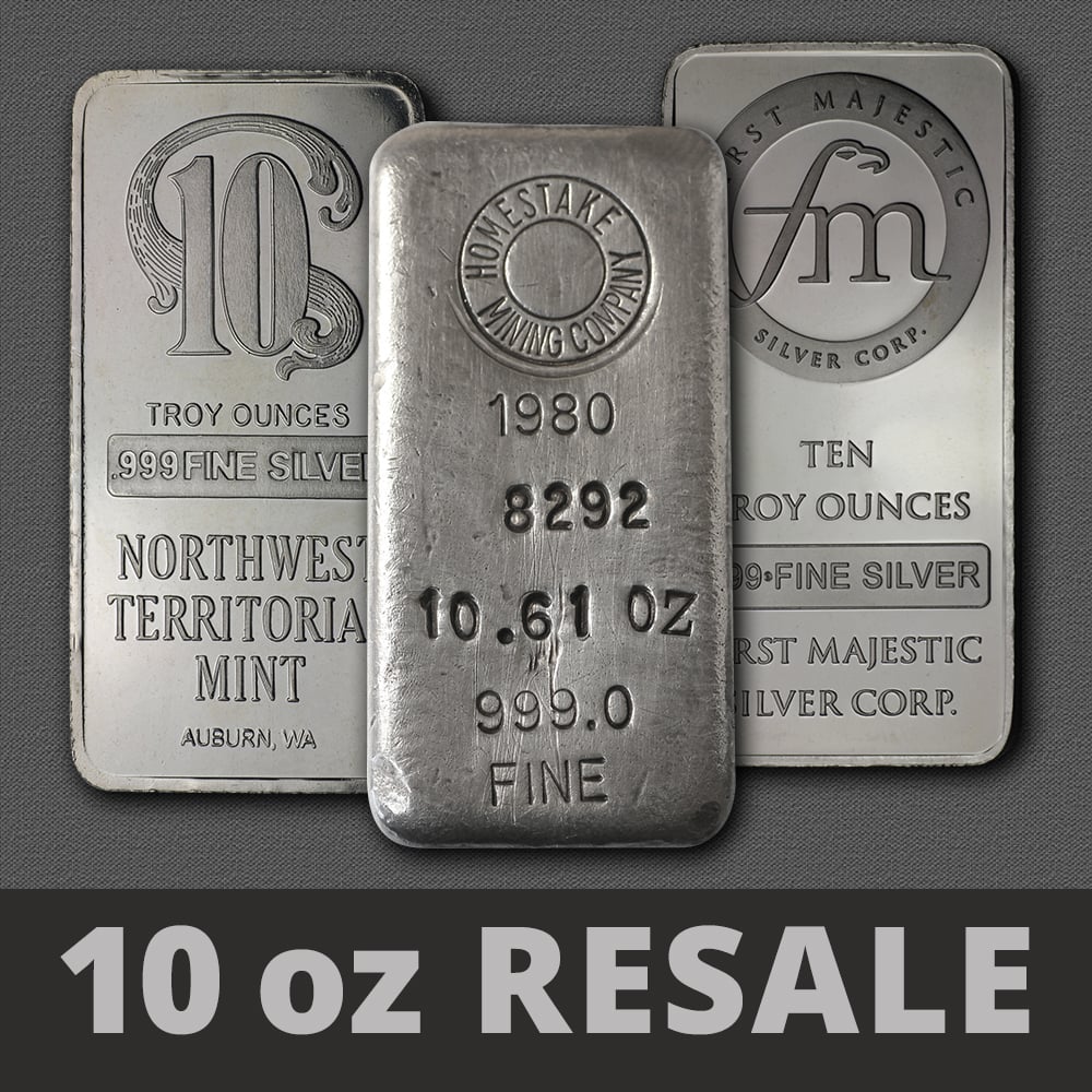 Silberbarren 10oz (Resale) - Hauptansicht