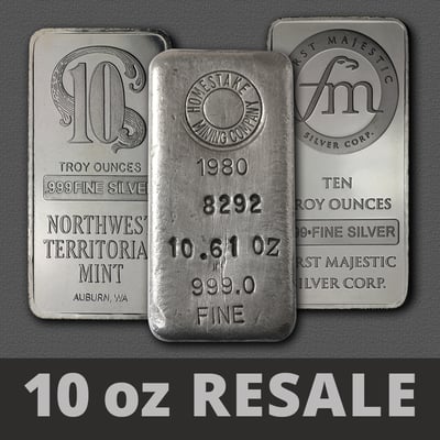 Silberbarren 10oz (Resale) - Miniaturansicht 1
