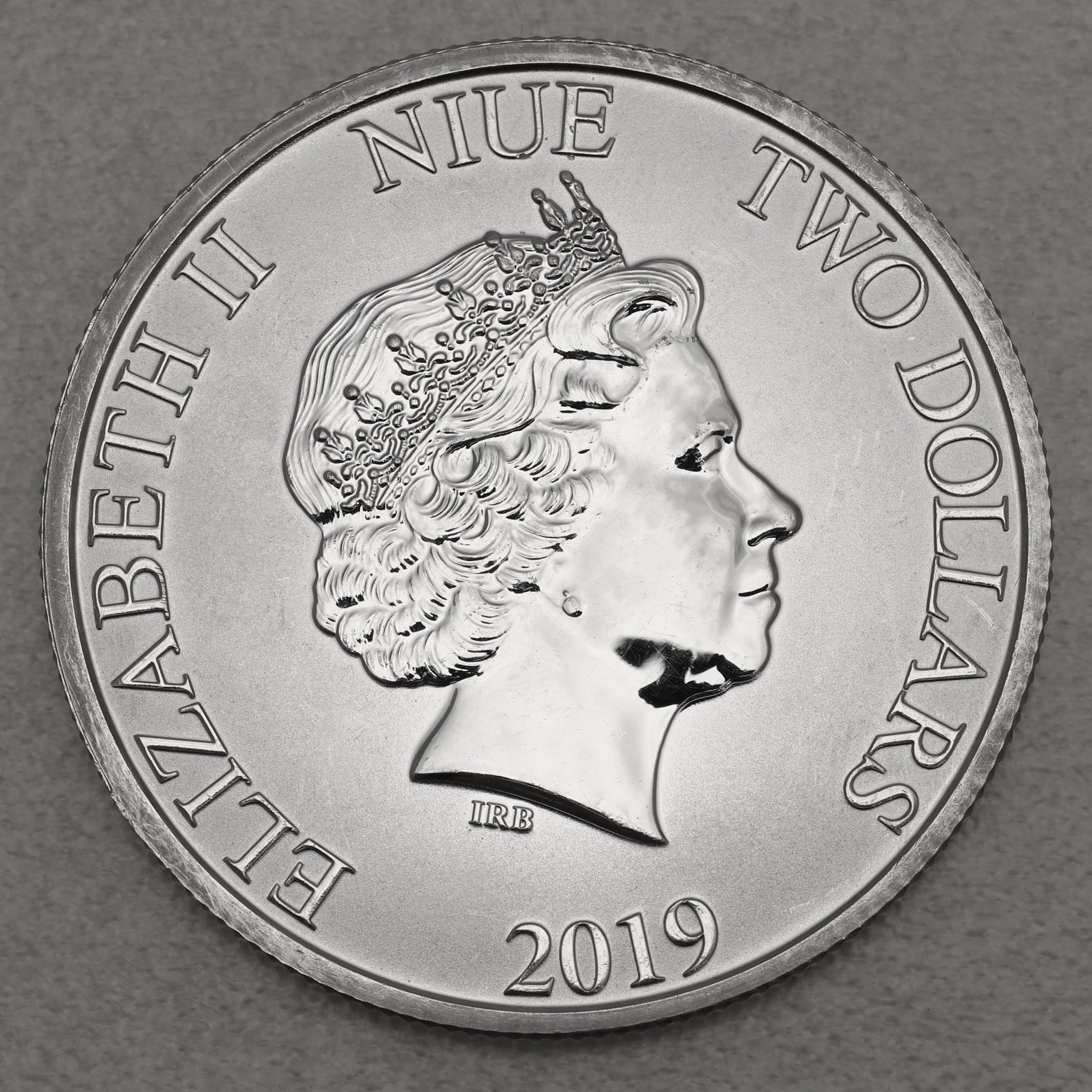 Silbermünze 1oz "Mickey Mouse Christmas" 2019 Disney (Niue) - Detailansicht 1