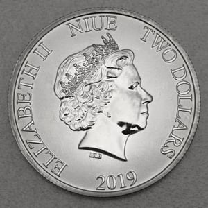 Silbermünze 1oz "Mickey Mouse Christmas" 2019 Disney (Niue) - Miniaturansicht 2