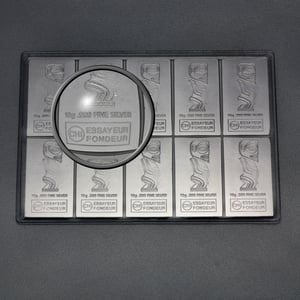 Münztafel 10 x 10g Ag "CombiCoin" 19% (Cook Islands) - Miniaturansicht 5