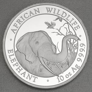 Silbermünze 10oz "Elefant" 2018 African Wildlife (Somalia) - Miniaturansicht 1