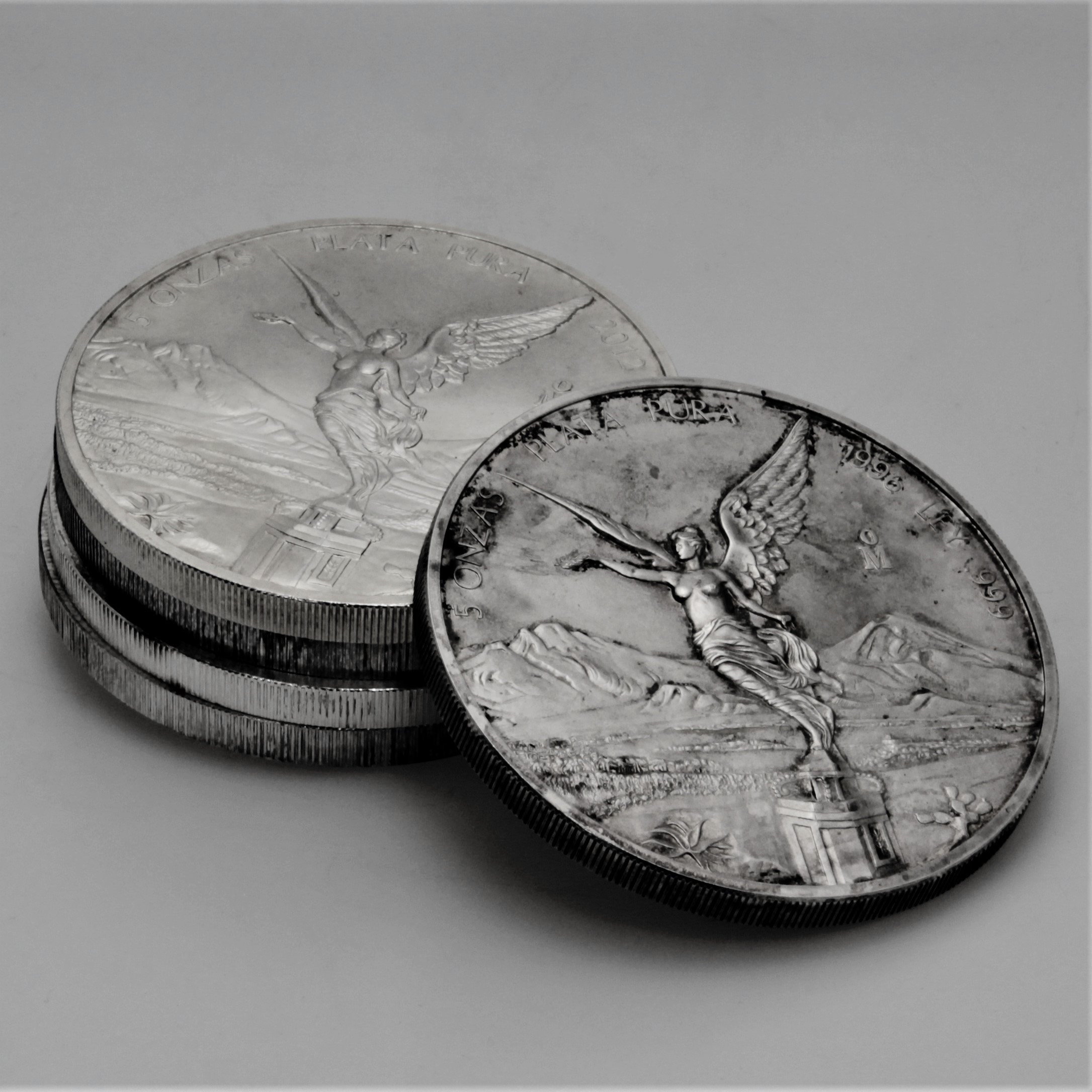 Silbermünze "Libertad" (Junk-Bag) 5x 5oz (Mexiko) - Hauptansicht