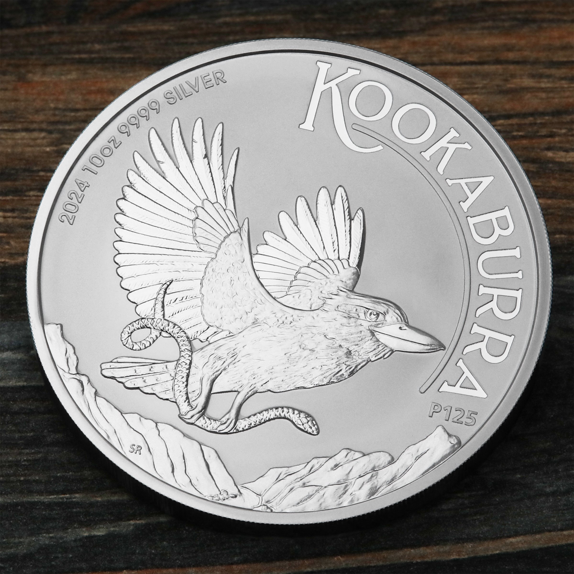 Silbermünze 10oz "Kookaburra" 2024 19% (Australien) - Detailansicht 4