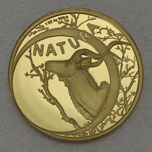 Goldmünzen "The Kudu" 1999 Natura Set 4-teilig Monarchs of Africa (Südafrika) - Miniaturansicht 2