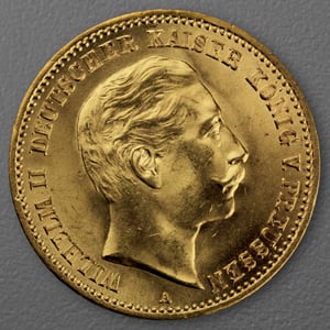 Goldmünze 10 Mark "Wilhelm II." 1889-A J.249 (Preußen) - Miniaturansicht 1