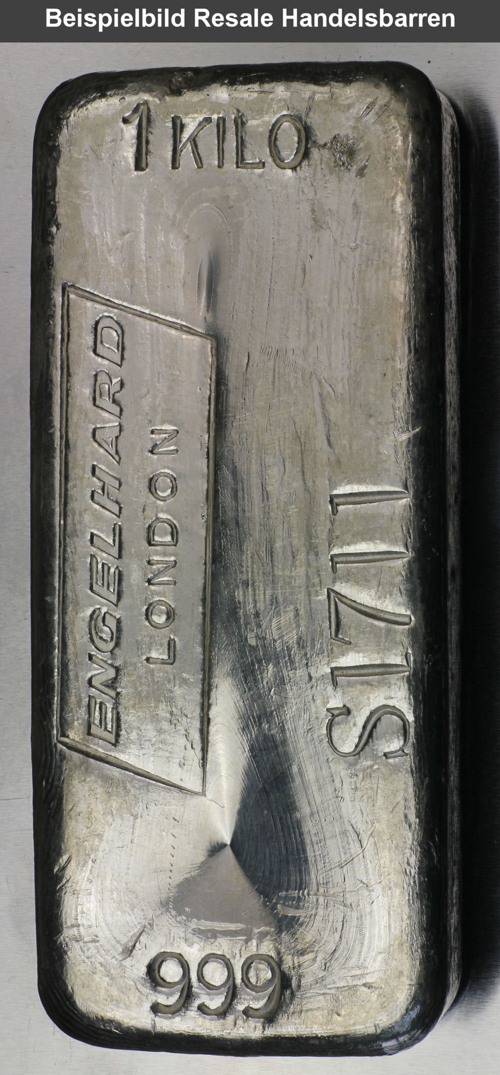 Silberbarren 1kg (Resale) - Detailansicht 2